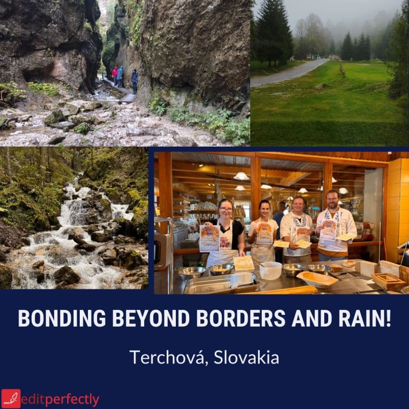 Bonding beyond borders and rain: a team weekend in Terchová
